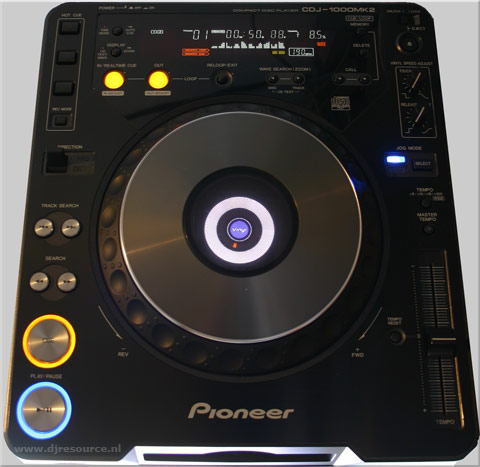 Pioneer CDJ-1000MK2 with Blue LED Modification Pioneer CDJ-1000MK2 with Blue LED Modification