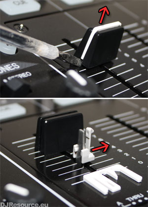 Pioneers new P-Lock fader locking system Pioneers new P-Lock fader locking system