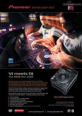 Our MEMBERS can Enlarge : Pioneer DVJ-1000 DJ meets VJ