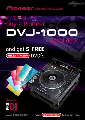 Our MEMBERS can Enlarge : Pioneer DVJ-1000 Mixmash
