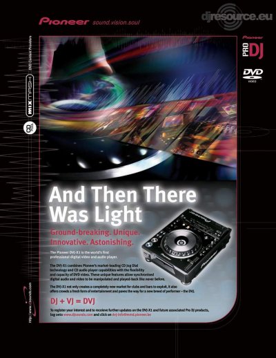 Our MEMBERS can Enlarge : Pioneer DVJ-X1 : Light
