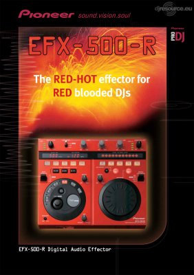 Our MEMBERS can Enlarge : Pioneer EFX-500 R Advertisment