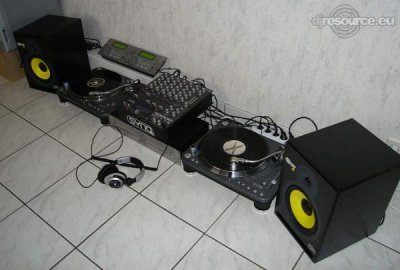 Booth: My gear on the floor