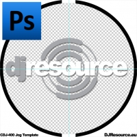 Pioneer-CDJ-400-Jog-Template