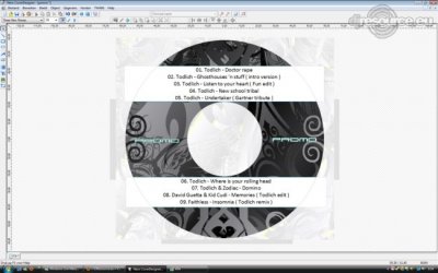 Our MEMBERS can Enlarge : Lightscribe template voorbeeld