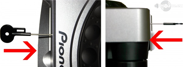 Pioneer CDJ/CMX Forced Eject Pin