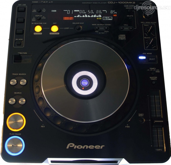 Pioneer CDJ-1000MK2 Blue Play LED and Jog Mod