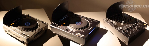 Freeview mounted on CDJ-800, DVJ-1000 and DJM-800