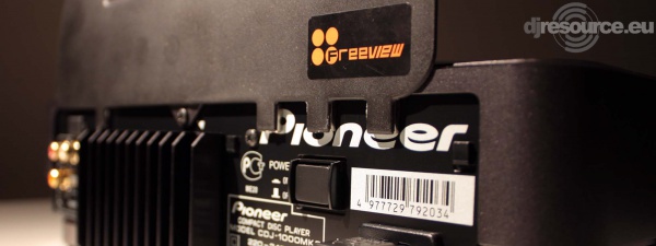 Freeview Sunblocker mounted on CDJ-1000MK3