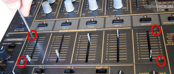 Our MEMBERS can Enlarge : DJM-600 Fader Panel