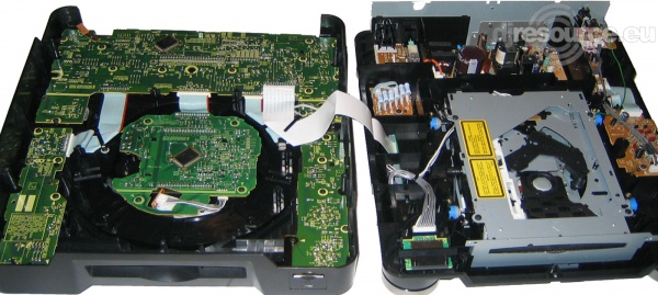 Pioneer CDJ-1000MK2 Inside - Opened up