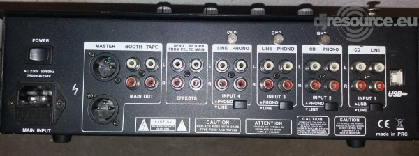Our MEMBERS can Enlarge : Sirus MXA 6000 Mixer Rear