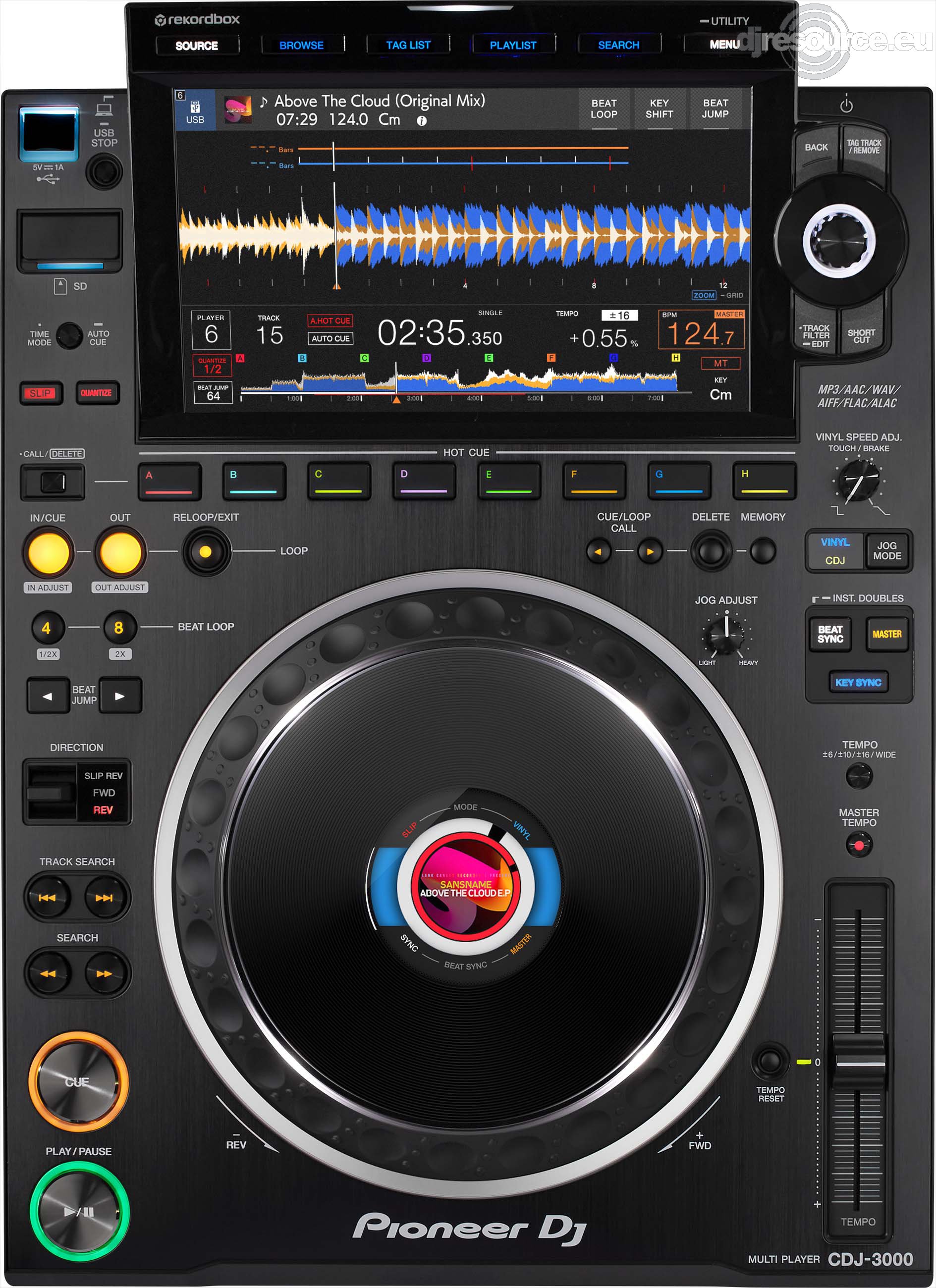 Pioneer DJ › CDJ-3000 › Player Tabletop - Gearbase | DJResource