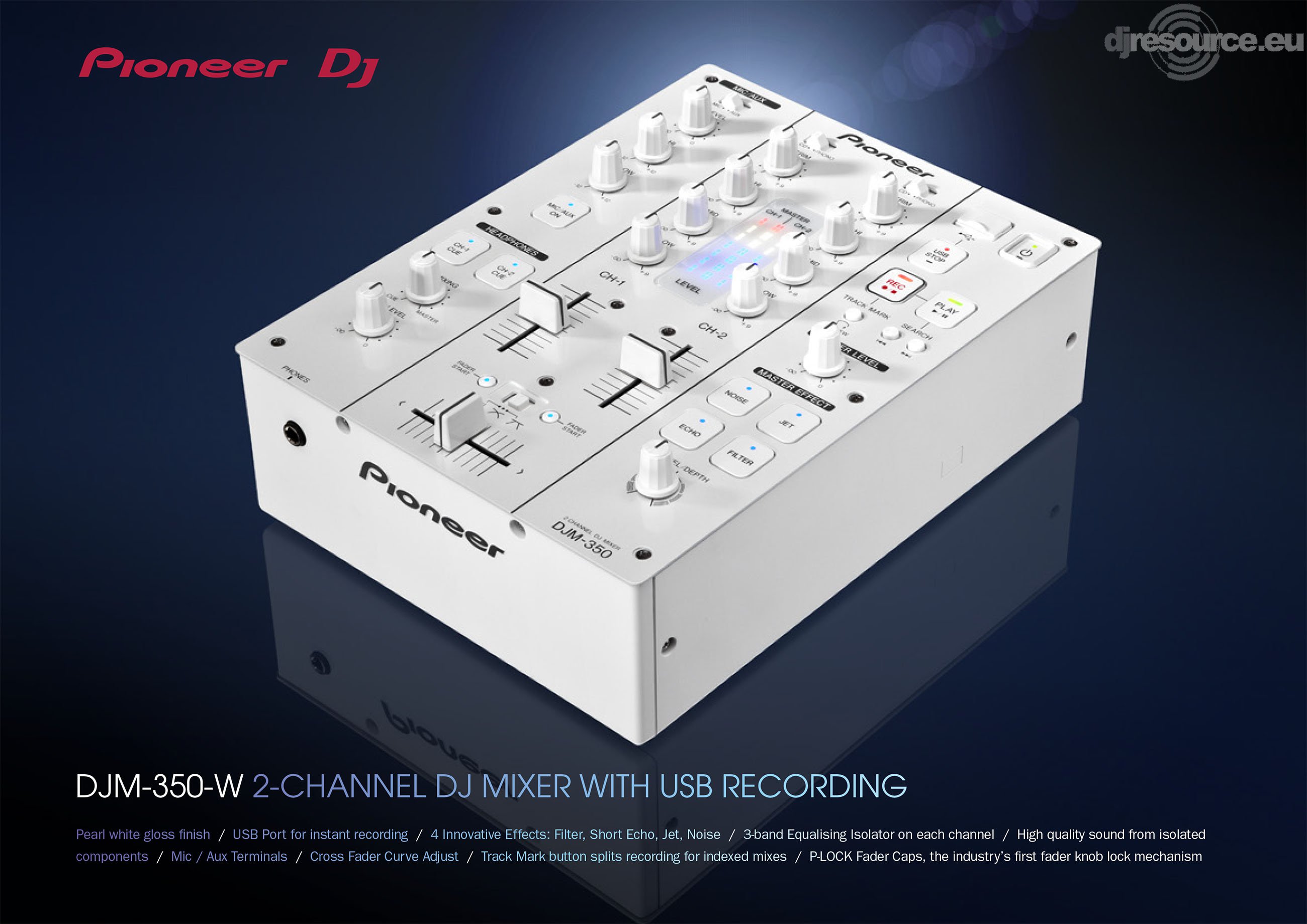 Pioneer DJ › DJM-350-W › Mixer - Gearbase | DJResource