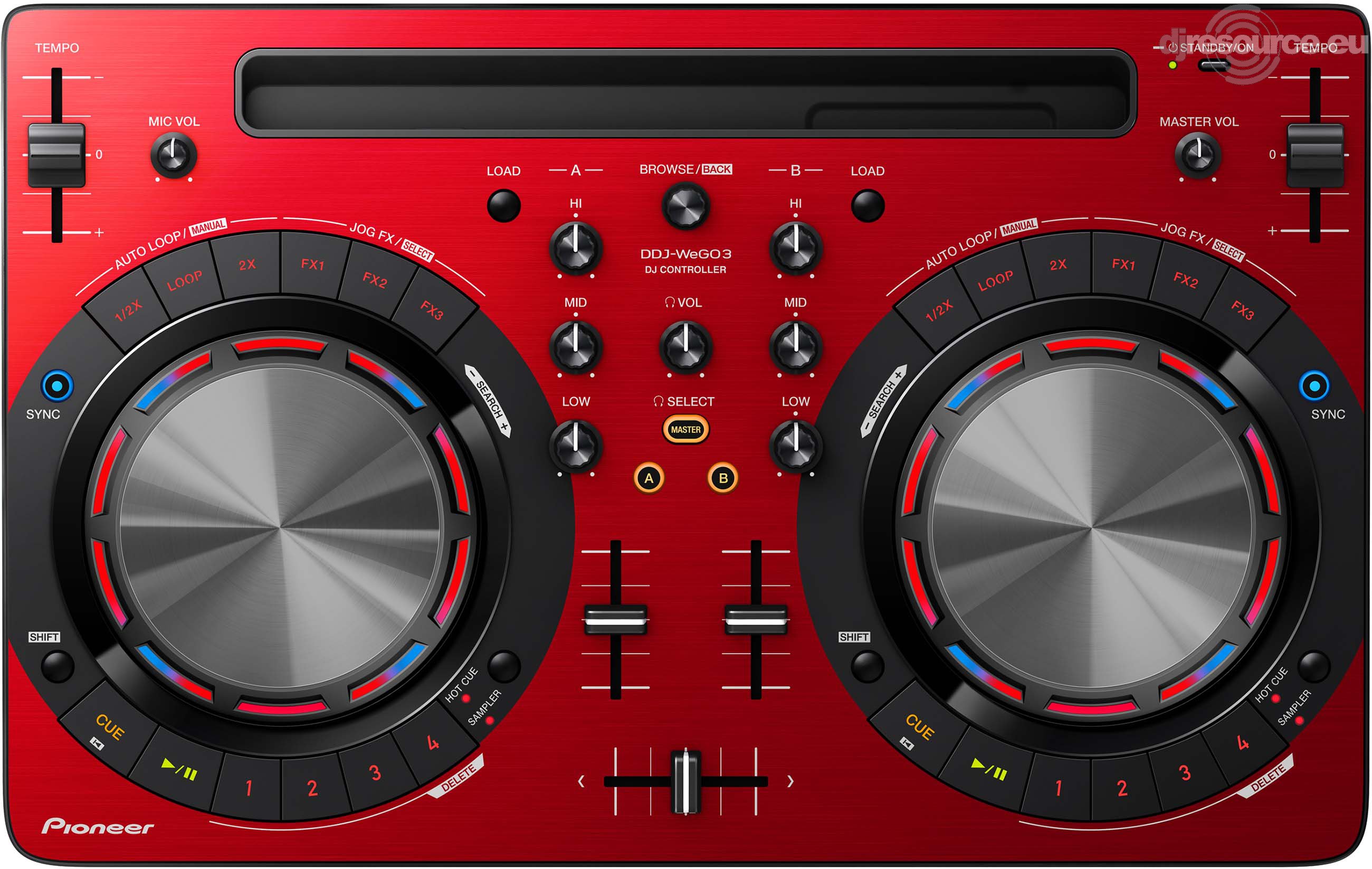 Pioneer DJ › DDJ-WEGO3-R › Controller MIDI - Gearbase | DJResource