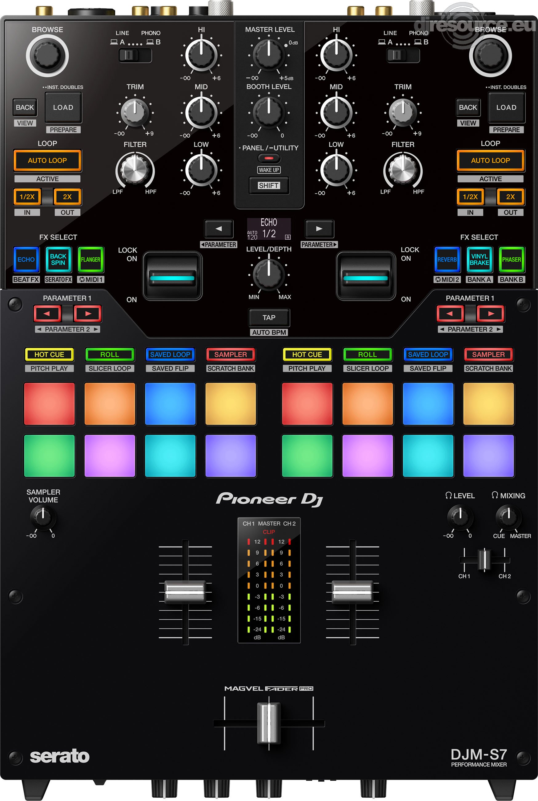 Pioneer DJ › DJM-S7 › Mixer - Gearbase | DJResource Pioneer DJ › DJM-S7 › Mixer - Gearbase | DJResource