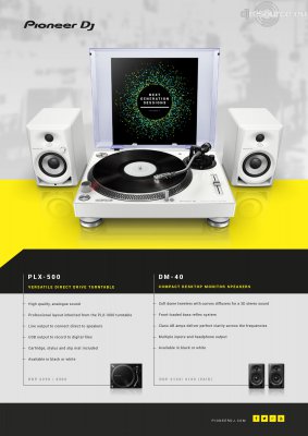 Our MEMBERS can Enlarge : Pioneer DJ PLX-500-W Turntable