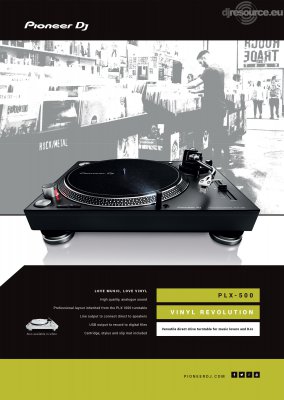 Our MEMBERS can Enlarge : Pioneer DJ PLX-500-K Turntable