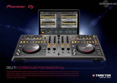 Our MEMBERS can Enlarge : Pioneer DJ DDJ-T1 Controller MIDI