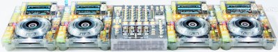 Our MEMBERS can Enlarge : Pioneer CDJ-2000NXS2 TRANSPARENT Player Tabletop