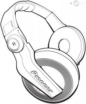 Our MEMBERS can Enlarge : Pioneer DJ HDJ-500-V Headphones
