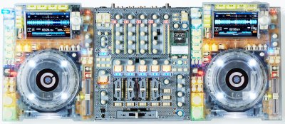 Our MEMBERS can Enlarge : Pioneer DJM-900NXS2 TRANSPARANT Mixer