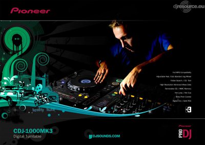 Our MEMBERS can Enlarge : Pioneer DJ CDJ-1000MK3 Player Tabletop