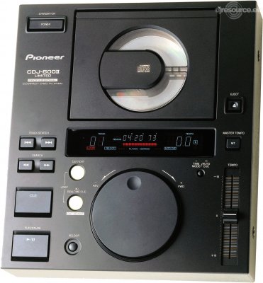 Our MEMBERS can Enlarge : Pioneer DJ CDJ-500 II LTD Player Tabletop