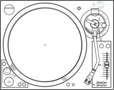 Our MEMBERS can Enlarge : Denon DP-DJ101 Turntables