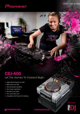 Our MEMBERS can Enlarge : Pioneer DJ CDJ-400 Player Tabletop