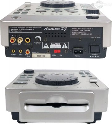 Our MEMBERS can Enlarge : American Audio PRO-SCRATCH 1 Player Tabletop