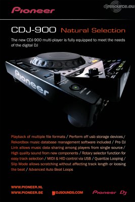 Our MEMBERS can Enlarge : Pioneer DJ CDJ-900 Player Tabletop