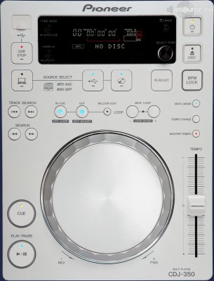 Our MEMBERS can Enlarge : Pioneer DJ CDJ-350-W Player Tabletop