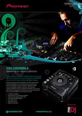 Our MEMBERS can Enlarge : Pioneer DJ CDJ-1000MK3 Player Tabletop