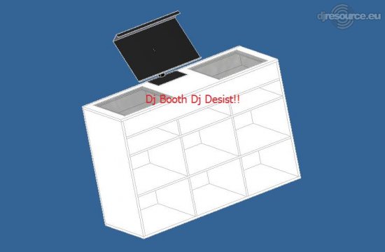 Our MEMBERS can Enlarge : Tekening Dj Booth
