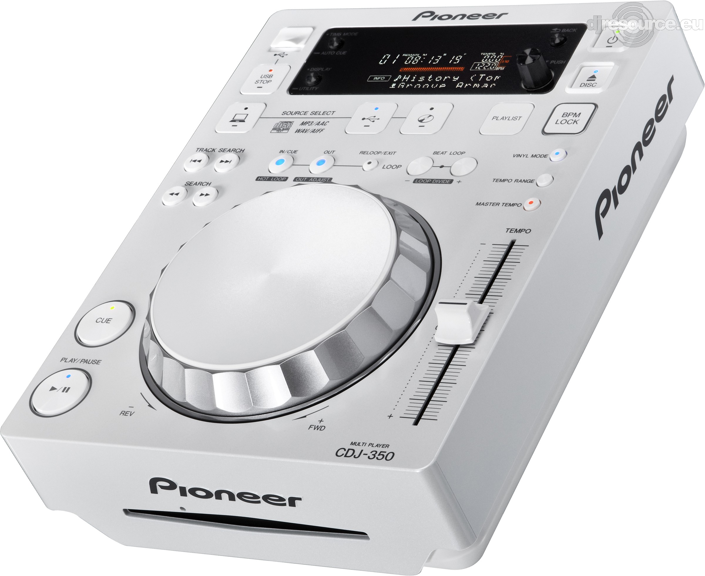 Pioneer DJ › CDJ-350-W › Player Tabletop - Gearbase | DJResource