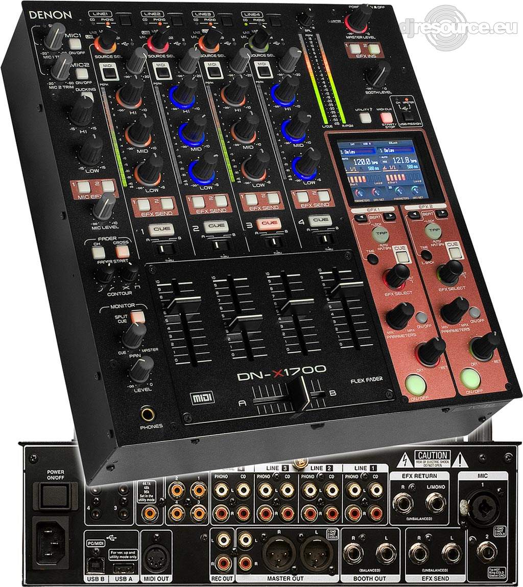 Embutido retirada Sequía Denon › DN-X1700 › Mixer - Gearbase | DJResource