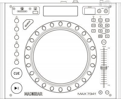 US Blaster MAX 7341 Player Tabletop