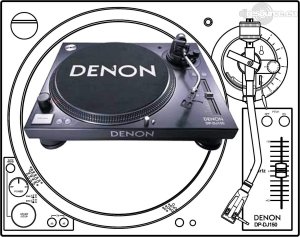 Denon DP-DJ150 Turntable