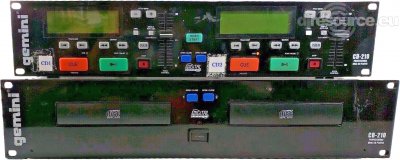 Gemini CD-210 Player Rackmount