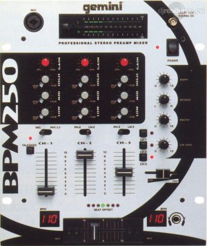 Gemini BPM-250 Mixer