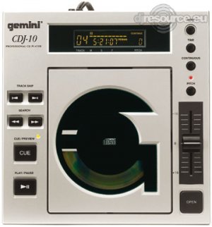 Gemini CDJ-10 Player Tabletop