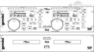 Gemini CDS-2000 Player Rackmount
