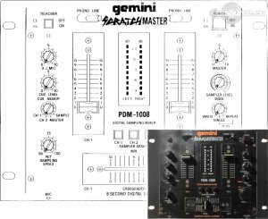 Gemini PDM-1008 Mixer