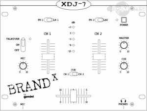 Gemini XDJ-7 Mixer