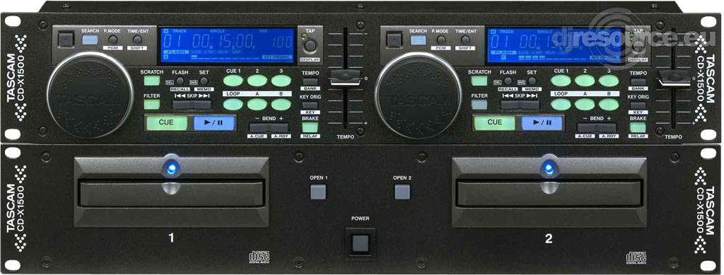Tascam › CD-X1500 › Player Rackmount - Gearbase | DJResource