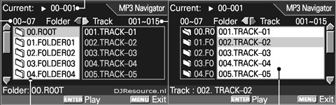 MP3 selection overview basic concept