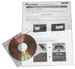 Hold Master Tempo of the Pioneer DVJ-X1 for 10 seconds to see Firmware Version