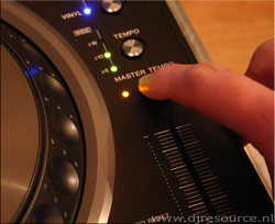 Hold Master Tempo of the Pioneer DVJ-X1 for 10 seconds to see Firmware Version