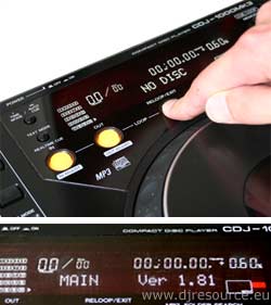 Pioneer CDJ-1000MK3 Firmware Check